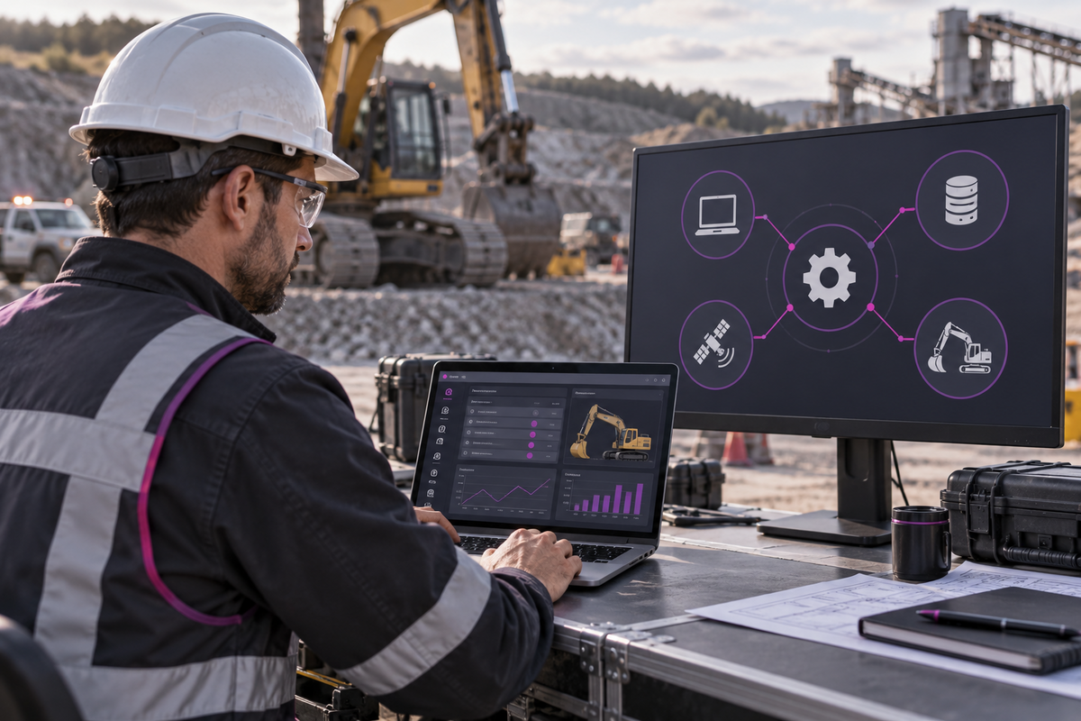 Integración de SISMAN Z9 con sistemas y maquinaria en una operación industrial